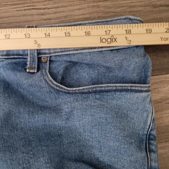 Lands End Mens Square Rigger Straight Leg Denim Jeans Size 37x29 Traditional Fit - Picture 9 of 12